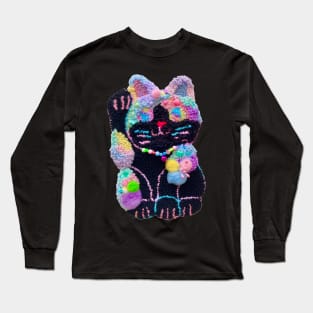 arcade lucky cat Long Sleeve T-Shirt